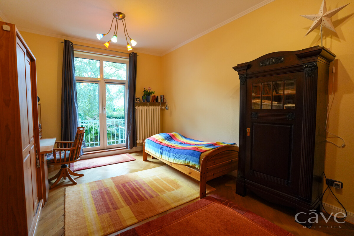 Schlafzimmer eins Hochparterre